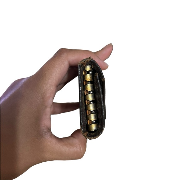 Vintage Authentic Louis Vuitton Monogram Leather Key Holder Keychain Wallet - Picture 6 of 11